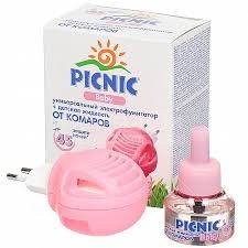 Picnic Baby фумигатор+жидкость от комаров 30мл(45 ночей)