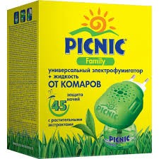 Picnic Family фумигатор+жидкость от комаров 30мл(45 ночей)