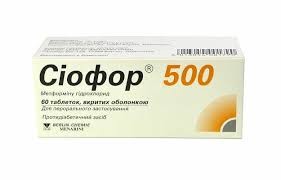Сиофор-500 табл.п/о 500мг №60