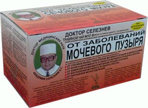 Чай Д-р Селезнева №10 от забол.мочевого пузыря 1.5г №20