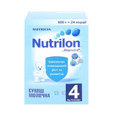 Смесь молочная сухая Детское молочко Nutrilon 4 600г