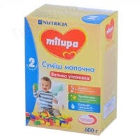 Milupa 2 Смесь молочная сухая 6-12мес.350г