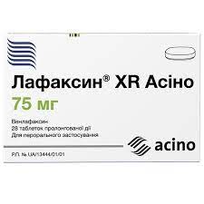 Лафаксин XR табл.пролонг.дії 75мг №28