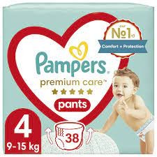 Підгуз.PAMPERS трусики Premium Care Pants Maxi (9-15кг) №38