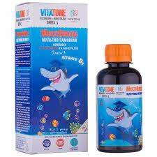 Вітаміни VitaTone Омега-3 сироп фл.200мл