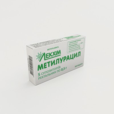 Метилурацил супп.ректал.0.5г №10